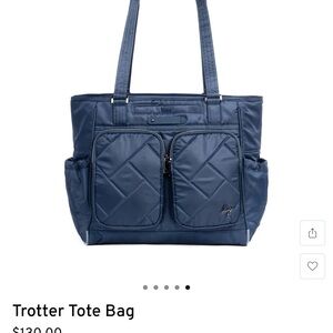 Lug Indigo Trotter Tote Bag~wide crossbody strap included❣️~NEW with tags‼️